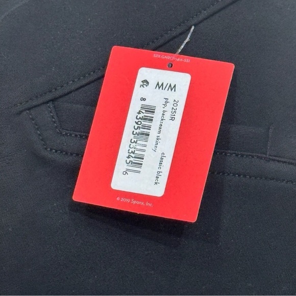 SPANX Backseam Skinny Pull-On Shaping Stretch Ankle Pants Size Medium New - Picture 9 of 10